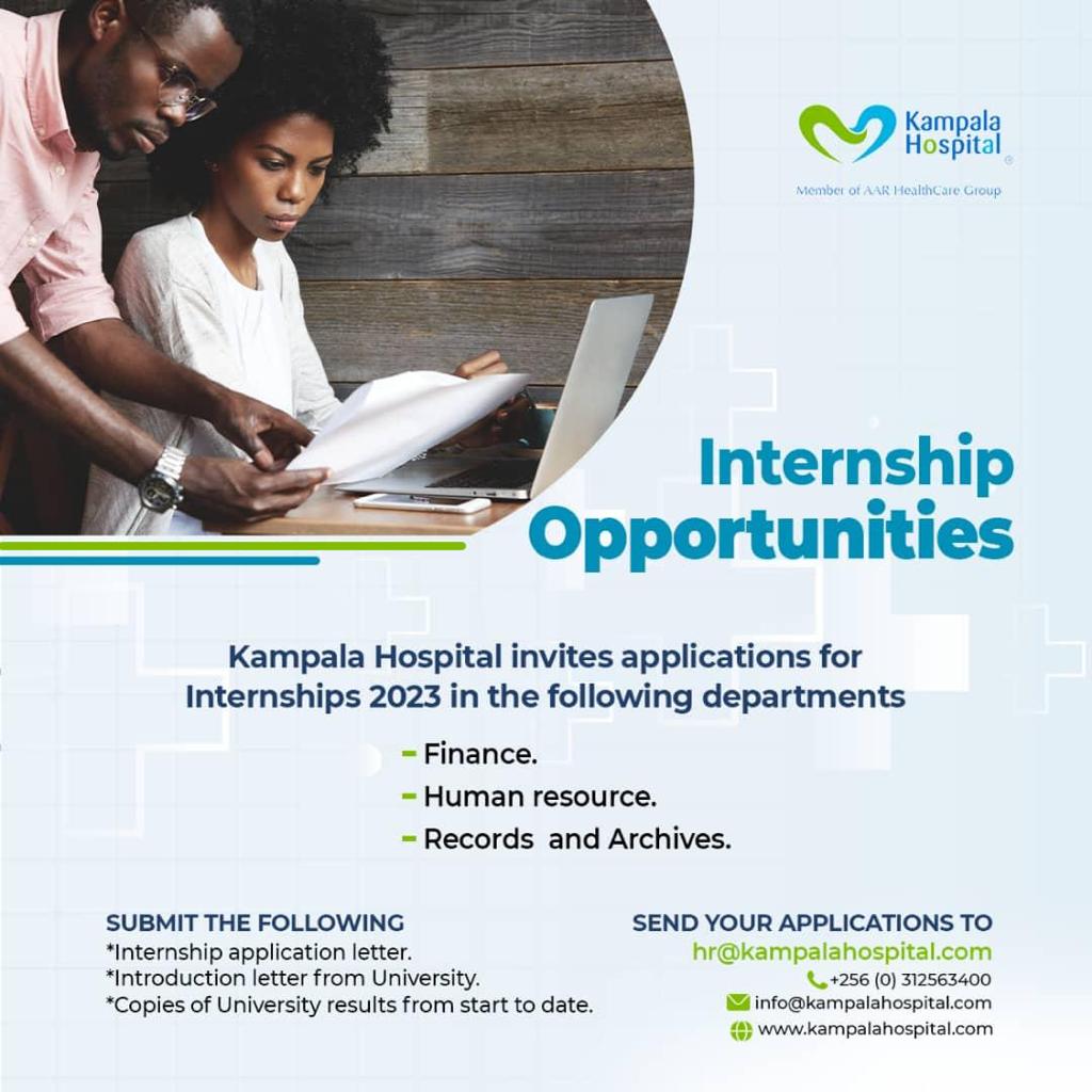 Internship Opportunities at Kampala Hospital Jobweb Uganda